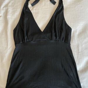 Womens Black XL Top, Sleeveless